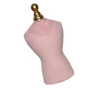 HDOYTXXM Grand présentoir à bijoux en velours pour colliers, élégante vitrine avec base en alliage, présentoir de magasin, grand présentoir indispensable pour colliers
