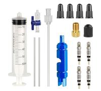 HDOYTXXM Injecteurs de joint de pneu tubeless pour vélo - 60 ml - Liquide d'injection - Kit de réparation de pneu - Outil de cyclisme