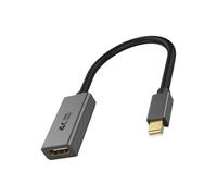 HDOYTXXM Interfaces compactes DP vers HDMIS 4K en or pour ordinateurs portables Office Home Theatre Durabilité pour le dernier aluminium