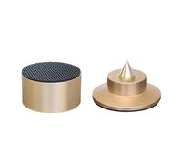 HDOYTXXM Isolateurs de Vibrations pour Haut-parleurs en Aluminium avec systèmes de Suspension à Ressort pour améliorer Les sonores Amortisseur de Vibrations à Ressort pour Haut-parleurs