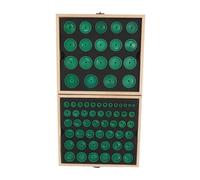 HDOYTXXM Kit d'outils de réparation de montres professionnels, 68 matrices de pressage en résine pour techniciens avec étui de rangement, compatible avec vis de 6 mm de diamètre, outils de réparation