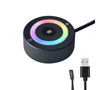 HDOYTXXM Lecteur d'empreintes digitales compatible avec Windowslogin avec code de sécurité Fido2, appareil USB et lumière respiratoire sensible au toucher
