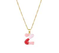 HDOYTXXM Lettre élégante Bijou Charme interchangeable Design léger Chaîne de clavicule Charme Cadeaux idéaux pour votre outil Fermeture gratuite Collier personnalisé, taille unique, Comme décrit