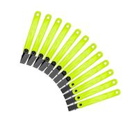 HDOYTXXM Lot de 12 marqueurs de trail réfléchissants pour arbre, chasse, réflecteur, ruban de marquage avec clip pour la chasse en plein air