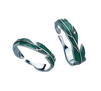 HDOYTXXM Lot de 2 paires de feuilles de bananier ouvertes personnalisées pour homme et femme Convient pour les fêtes d'anniversaire