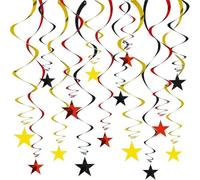 HDOYTXXM Lot de 30 étoiles élégantes à suspendre pour mariages et diplômés - Pour toutes les occasions - Décoration de fête prénatale