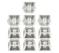 HDOYTXXM Lot de 5/10 capuchons de clé transparents Backit Ligit 1U Taille XDA Hauteur pour claviers mécaniques Installation facile