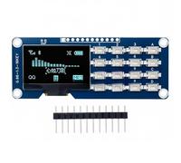 HDOYTXXM Module d ' Affichage LED Convivial de 1, 3 Pouces, Clavier 4x4Matrix, contrôleur SH1106 pour diverses Cartes de développement, Module de Clavier de Projet