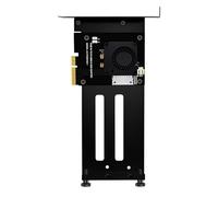 HDOYTXXM Module PCIe 5.0 vers E1S avec installation sans outil et refroidissement par ventilateur avec carte adaptateur de disque U.2-U.3
