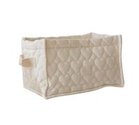 HDOYTXXM Panier de rangement polyvalent en tissu de coton, accessoire pour l'organisation de bureau dans n'importe quelle pièce ou bureau, design peu encombrant, boîte de rangement en tissu de coton