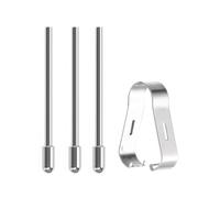 HDOYTXXM Pastilles en métal pour stylo Astuces S7+ S23 Note10 20 pointes de rechange avec pince à épiler pour une manipulation facile pour onglets Conseils