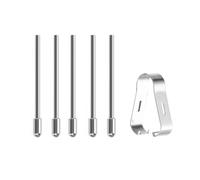 HDOYTXXM Pastilles en métal pour stylo Astuces S7+ S23 Note10 20 pointes de rechange avec pince à épiler pour une manipulation facile pour onglets Conseils