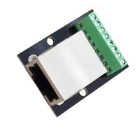 HDOYTXXM Plaque de bornier blindée RJ45 - 2,54 mm - Grille de raccordement à vis pour appareils réseau, adaptateur terminal