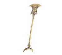 HDOYTXXM Porte-clés en cuivre fait à la main Miniature lance de serpent Accessoire Inspiré du bord de l'eau Œuvre d'art pour la décoration ou les cadeaux