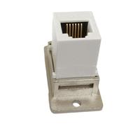 HDOYTXXM Prises de en Surface RJ12 6P6C CAT3 pour armoires d ' équipement Installation de Bureau et Panneau de Communication Prises téléphoniques à sur Panneau