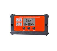 HDOYTXXM Régulateur d'énergie solaire 10 A, contrôle intelligent du débit et compatibilité de type C, installation facile en cas d'urgence, régulateur solaire portable