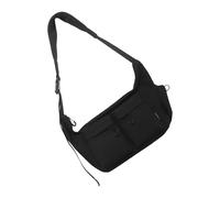 HDOYTXXM Sac à bandoulière pratique en nylon pour femmes Grande capacité Sacs à bandoulière décontractés pour une utilisation quotidienne et les voyages Aventure Femmes Sac messager, Noir