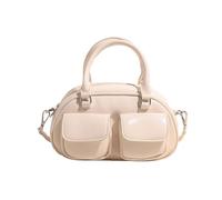 HDOYTXXM Sacs à bandoulière pour femme, style français élégant, sac à main en cuir, sac à bandoulière, sac à bandoulière, sac à bandoulière, sac à bandoulière pour femme, Blanc.