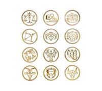 HDOYTXXM Starsign Transferts de colophane avec surface métallique pour téléphone portable Add Ons, tradition, entreprises d'art, loisirs créatifs