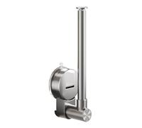 HDOYTXXM Support de film plastique extensible et peu encombrant en feuille d'aluminium avec base d'aspiration stable pour un rangement vertical facile dans la cuisine