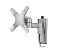 HDOYTXXM Support mural pliable en alliage d'aluminium, capacité de charge de 18 kg, pour écrans de 13 à 32 pouces, design peu encombrant, support TV pliable industriel