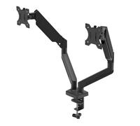 HDOYTXXM Systèmes de montage à ressort à gaz, base rotative à 360° avec trous de 75/100 mm, compatibilité moniteur de 13 à 32 pouces pour stations de travail, optimisation des zones réglables, support