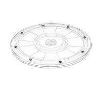 HDOYTXXM Tabletop Présentoir rotatif pour objets de collection miniatures Plateforme en plastique pour bureau à domicile Magasin d'affichage manuel Tournante