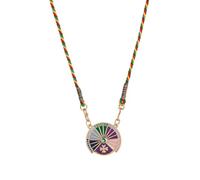 HDOYTXXM Tarot Inspired Münz Halskette Featur, taille unique, Comme décrit, Comme décrit