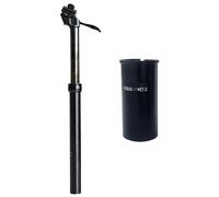 HDOYTXXM Tige de selle réglable pour VTT, en acier inoxydable avec réglage manuel, tige de selle Droppers, Dropper avec réglage manuel