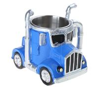 HDOYTXXM Unique Semi Remorque Camion Gobelet 300 ml Résine Tasse à Eau Pour Les Amateurs De Café Et Les Collectionneurs Cadeau D'Anniversaire Bureau Originale Tasse De Camion Unique
