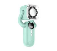 HDOYTXXM Ventilateur Portable Polyvalent avec lumière, capacité de 4000 mAh et Structure Pliable, Ventilateur de Poche