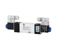 HDPHCRIUN 1 pièce 4M220-08 4M320-10 4M420-15 Électrovanne 2 positions Vannes d'air pneumatiques 5 ports DC12 V CC 24 V CA 110 V AC220 V Double bobine Taille : AC24 V (4M320-10 PC6-03, AC24V)