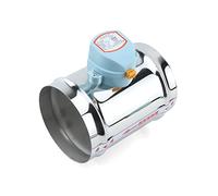 HDPHCRIUN Amortisseur motorisé de Conduit d'air clapet Anti-Retour électrique d'acier Inoxydable 220VAC avec l'actionneur 1Nm for la Ventilation 100/125/150mm 1 pièces(Only a Valve,150mm)