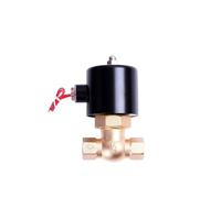HDPHCRIUN Électrovanne à Vapeur Haute température 1/2 ", en Laiton normalement fermé, électrovanne Filetage Interne bidirectionnel 220V 110V 24V 12V(G-110VAC)