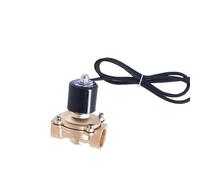 HDPHCRIUN Électrovanne en Laiton CC 24v 1 Pouce for Fontaine Musicale, étanche IP68 normalement fermée(Npt-12vdc,2A-25NBR)