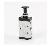 HDPHCRIUN Électrovanne pneumatique 5 voies 2 positions Commande manuelle 4R110-06 4R210-06 4R210-08 Port 1/8" 1/4" (4R210-08)