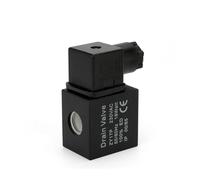 HDPHCRIUN Valve de vidange électronique 1/2, 1 pièce, Filtre compresseur d'air, réservoir Stockage Sec, Refroidisseur, vanne magnétique électromécanique sèche 220v(Coil)