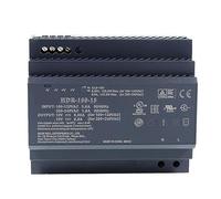 HDR-150-12 HDR-150-15 HDR-150-24 HDR-150-48 150 W 12 V 15 V 24 V 48 V Alimentation mince rail DIN 1 pièce (taille : 100-240 VAC, couleur : 24 V)