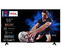 TV HDR Tcl 55P69K 140 cm 4K UHD 2025 Aluminium brossé CD