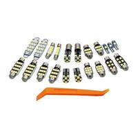 HDRTCBU Éclairage intérieur de voiture Kit d'éclairage intérieur d'ampoule voiture complet, pour ES W202 W203 W204 Lumière D'ambiance,(S W220-24PCS,Ice blue)