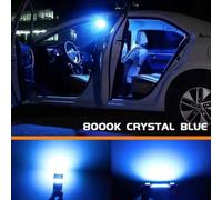 HDRTCBU Éclairage intérieur de voiture Kit d'éclairage intérieur sans erreur pour voiture pour A3 Lumière D'ambiance,(A3 S3 8L-13PCS,Ice Blue)