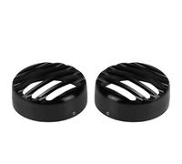 HDRTCBU Phare Protecteur Masque Lot de 2 caches de calandre pour Clignotants Avant et arrière de Moto, adaptés aux Harley Sportster 1992-2020 Housse de Protection de Lampe(Rear Grill Cover)