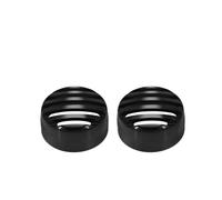 HDRTCBU Phare Protecteur Masque Lot de 2 caches de calandre pour Clignotants Avant et arrière de Moto, adaptés aux Harley Sportster 1992-2020 Housse de Protection de Lampe(Front Grill Cover)
