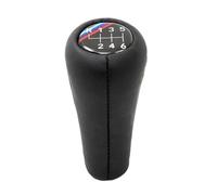 HDRTCBU Pommeau Pommeau de Levier de Vitesse en Cuir 5/6 Vitesses pour BMW Série 1, 3, 5, 6 E30, E32, E34, E36, E38, E39, E46, E53, E60, E63, E83, E84, E90, E91 Pommeau De Levier De Vitesse(6 Gear)