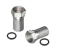 HDSAT 2X FICHE F 7MM avec Joint TORIQUE CONNECTEUR Satellite