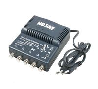 HDSAT Amplificateur Antenne TV TNT 4 SORTIES ampli d'intérieur 220V - Gain 25dB