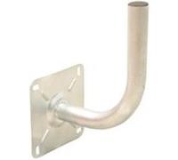 hdsat bras coude déport 250 mm diamètre 40mm hauteur 280 mm support mural parabole acier g