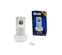 Hd101 lnb single tête parabole universelle full hd 4k gain 65db