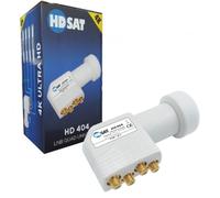 hd404 lnb quad full hd 4k tête parabole 4 sorties 01db compatible astra eutelsat