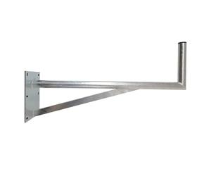 HDSAT JUMBO100 Bras Coudé Grand Déport 100 cm Diamètre 50 mm Fixation Antenne Parabole Satellite Mur Toit